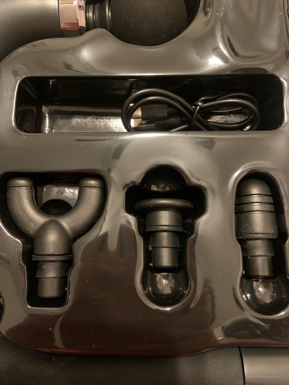 Facial Gun Massage - Deep Massage Gun in Gray - Picture 4 of 7